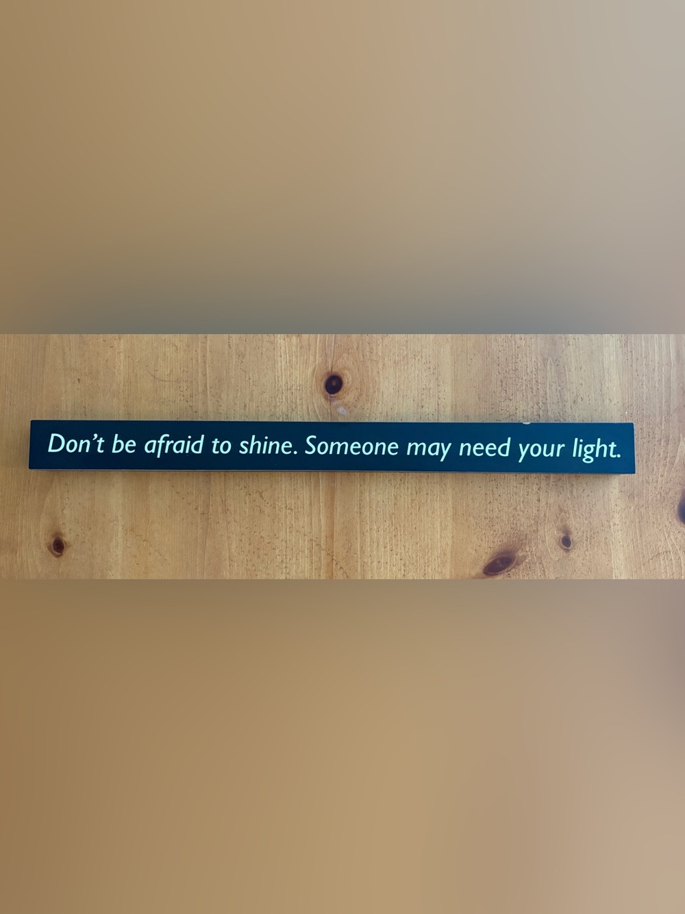 Hallmark Black and White Inspirational Wall Sign